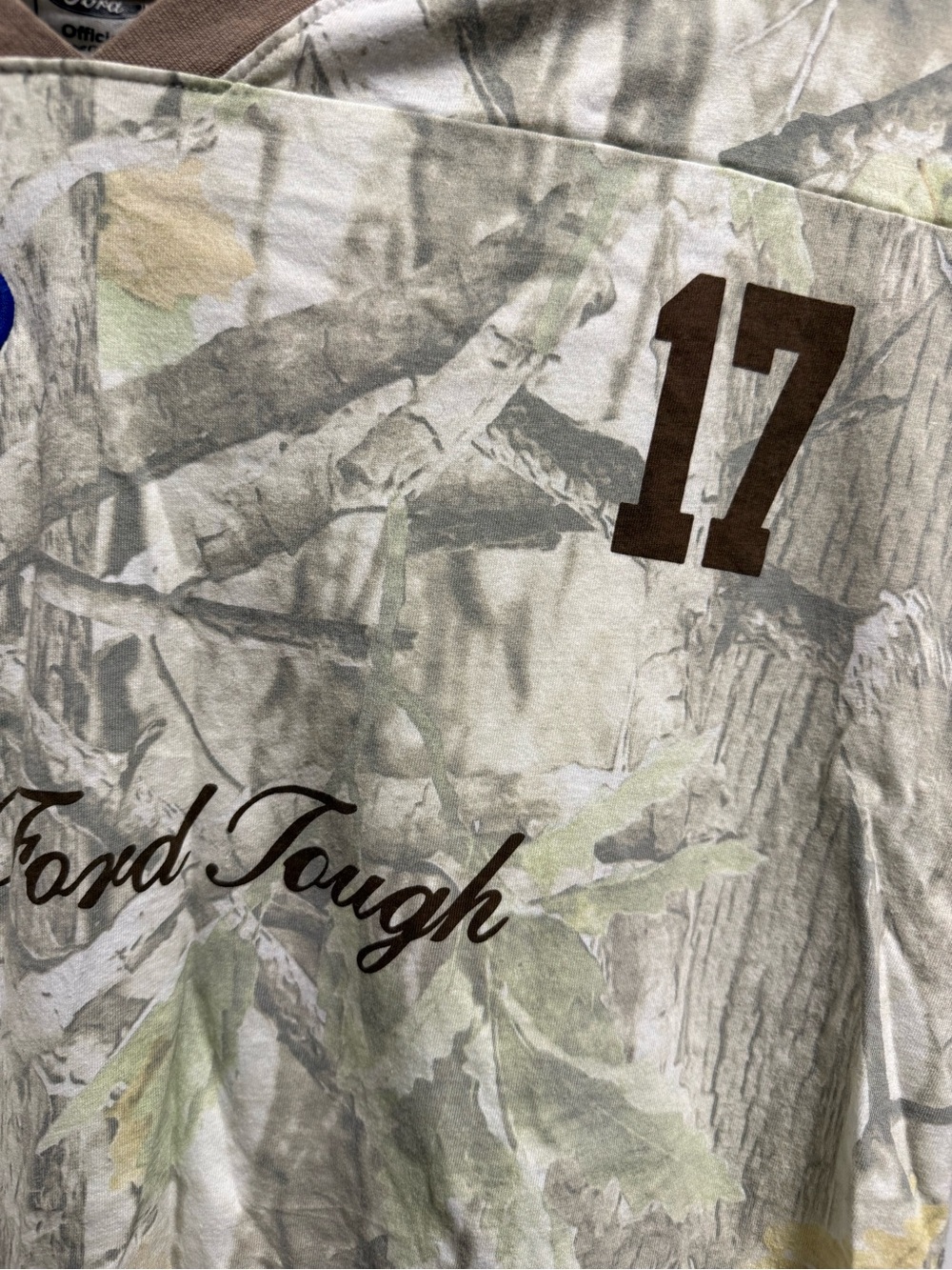 Ford Camo Logo Tee - Beige/Brown - Picture 3 of 4